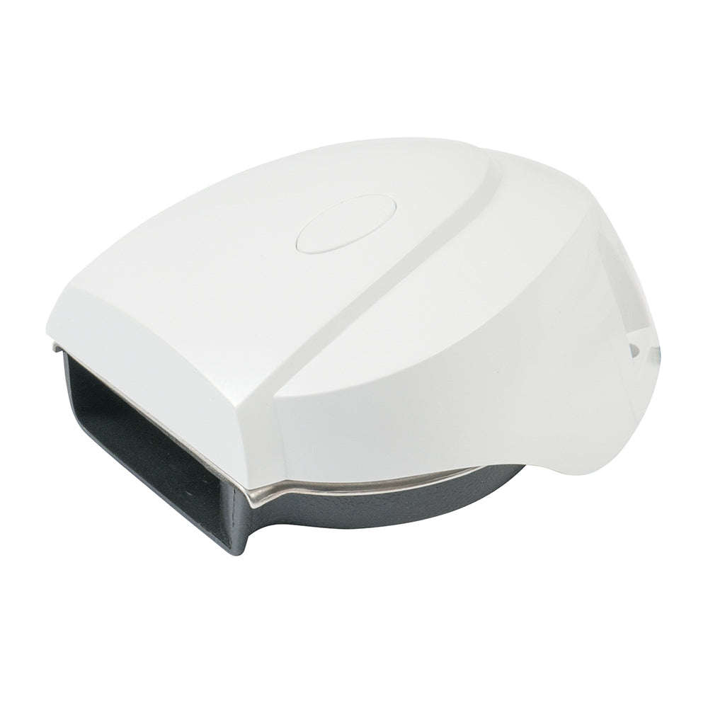 Marinco 12V MiniBlast Compact Single Horn w/White Cover - Deckhand Marine Supply