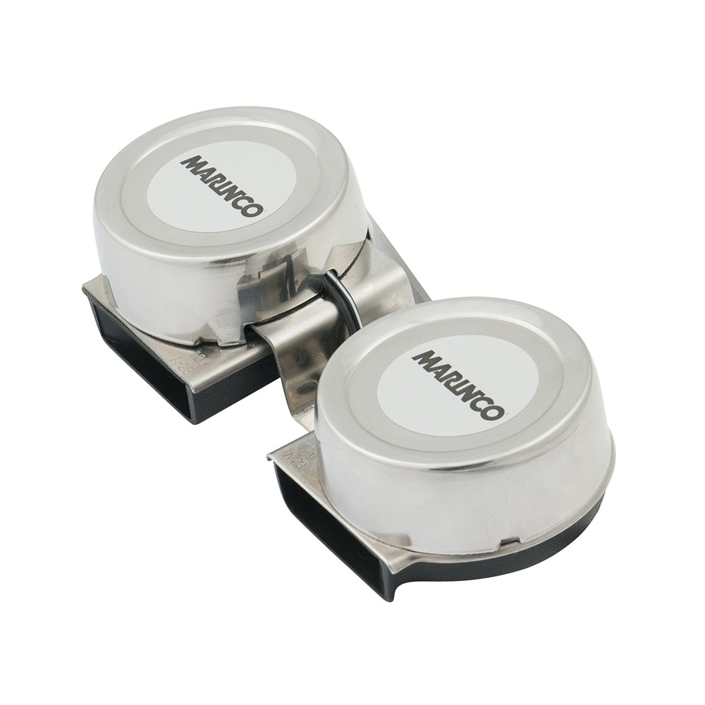 Marinco 12V Mini Twin Comapct Electric Horn - Deckhand Marine Supply