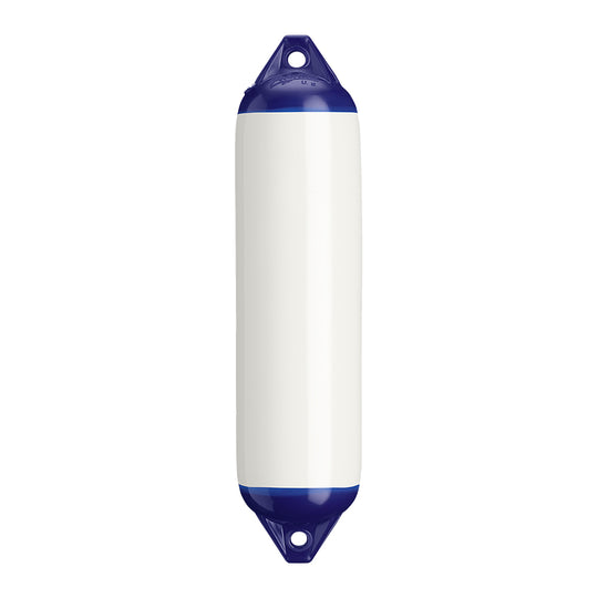 Polyform F-1 Twin Eye Fender 6" x 24" - White - Deckhand Marine Supply