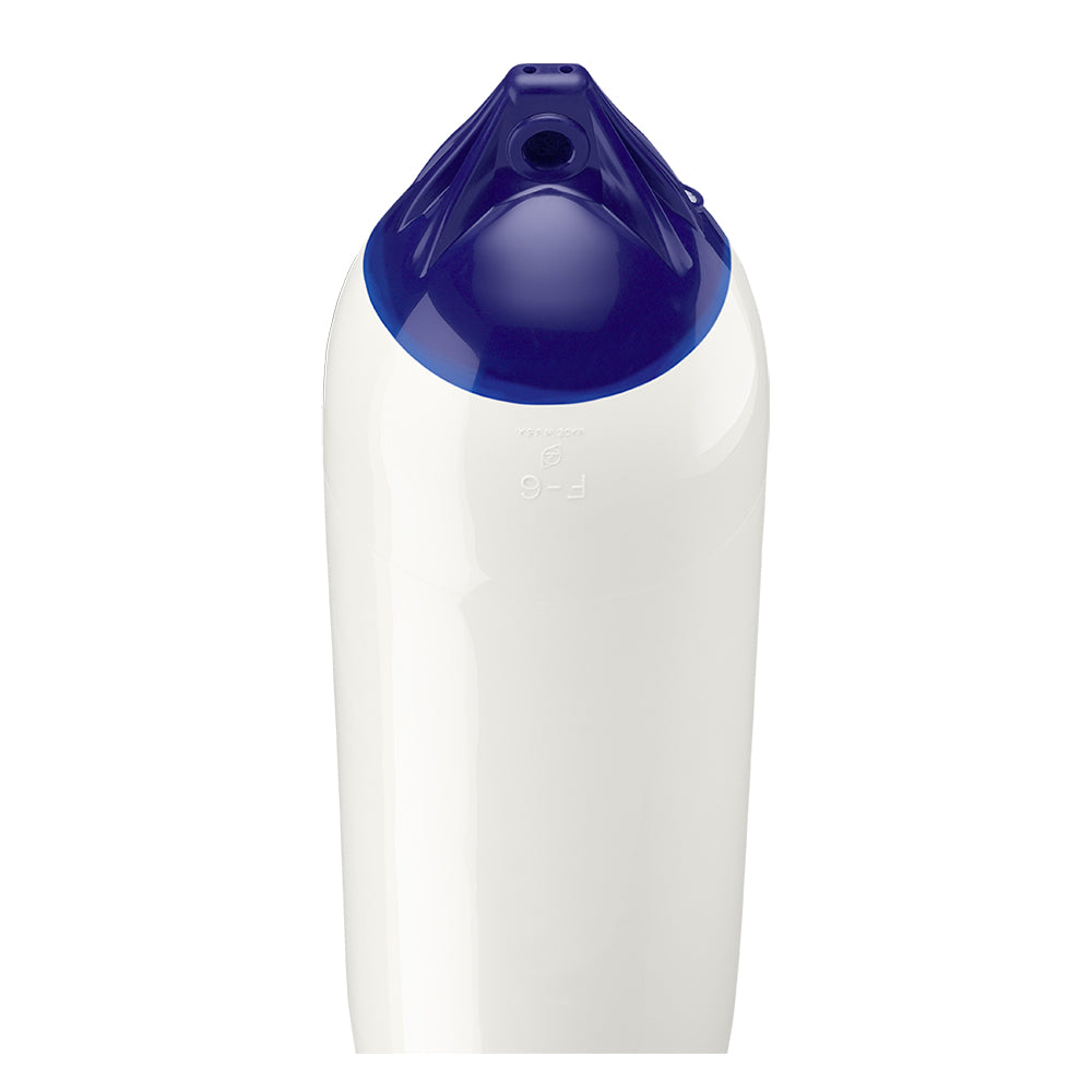 Polyform F-6 Twin Eye Fender 11" x 42" - White - Deckhand Marine Supply