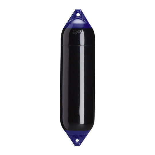 Polyform F-6 Twin Eye Fender 11" x 42" - Black - Deckhand Marine Supply