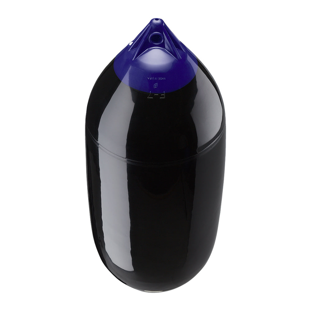 Polyform F-7 Twin Eye Fender 15" x 41" - Black - Deckhand Marine Supply