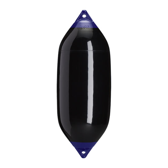 Polyform F-7 Twin Eye Fender 15" x 41" - Black - Deckhand Marine Supply