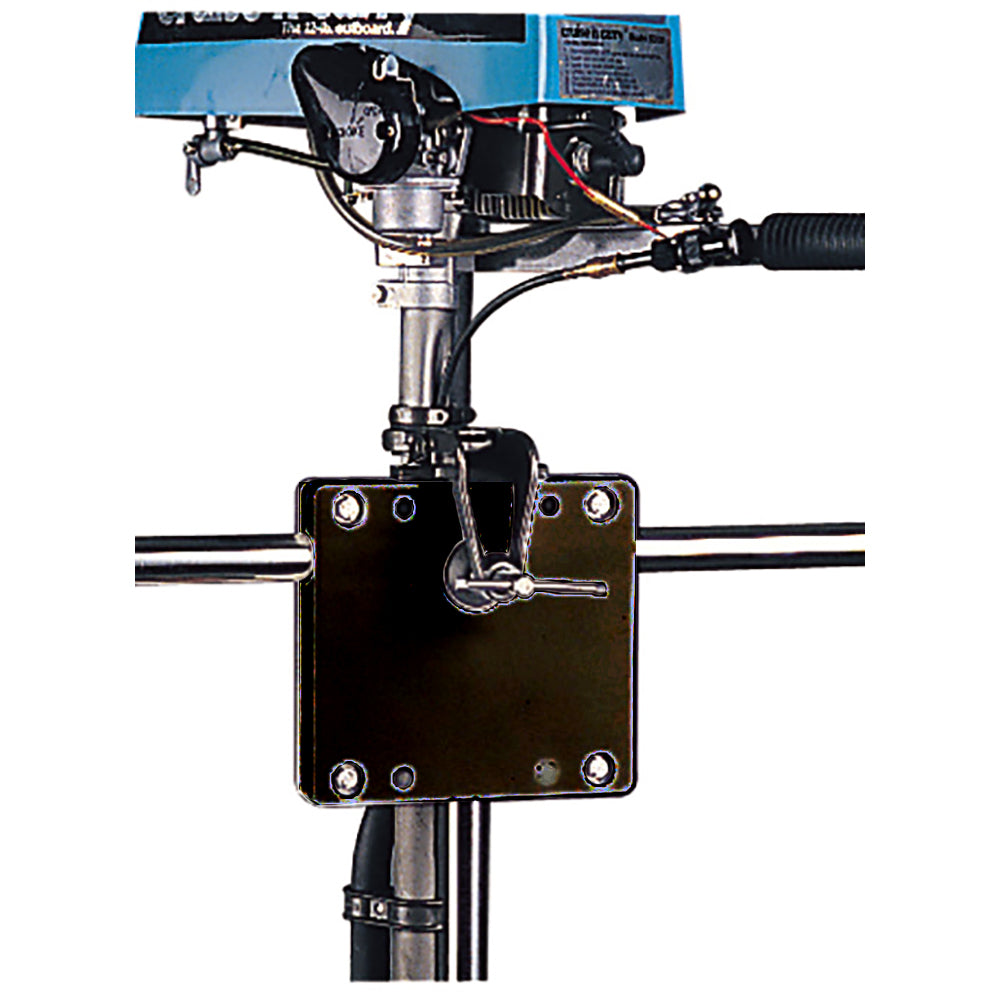 Sea-Dog Poly Rail Mount Motor Bracket - Black - Deckhand Marine Supply