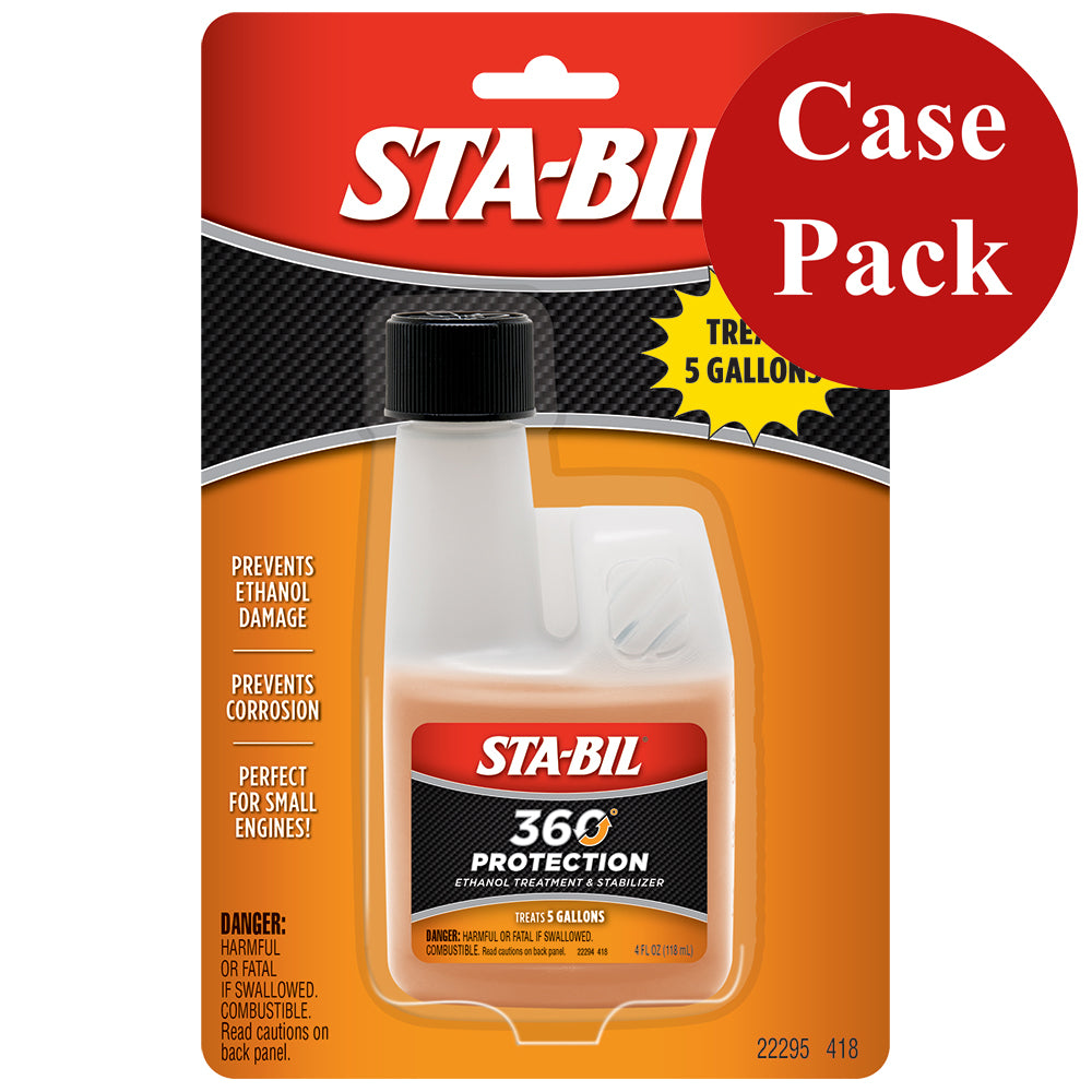 STA-BIL 360 Protection Ethanol Treatment - Small Engine - 4oz *Case of 6* - Deckhand Marine Supply