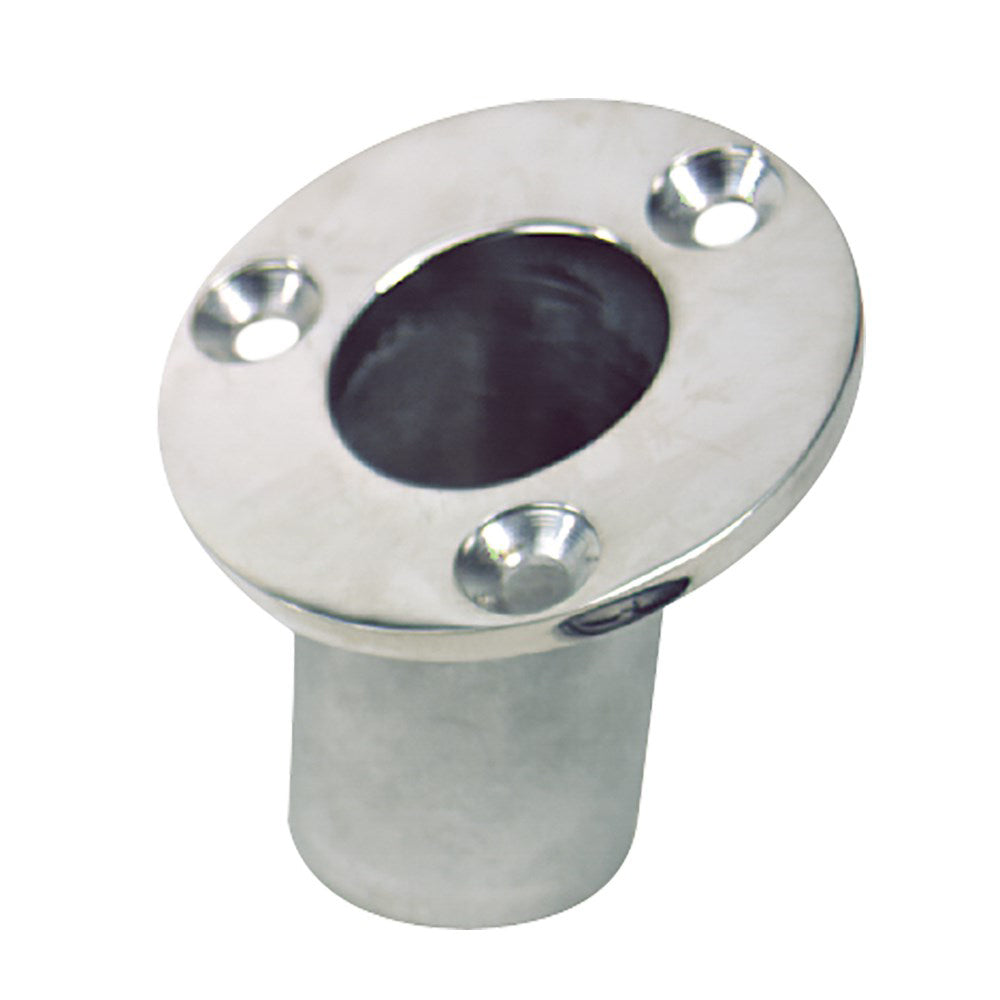Sea-Dog Flush Mount Flagpole Socket - 25 - 1-1/4" ID - 316 Stainless Steel - Deckhand Marine Supply