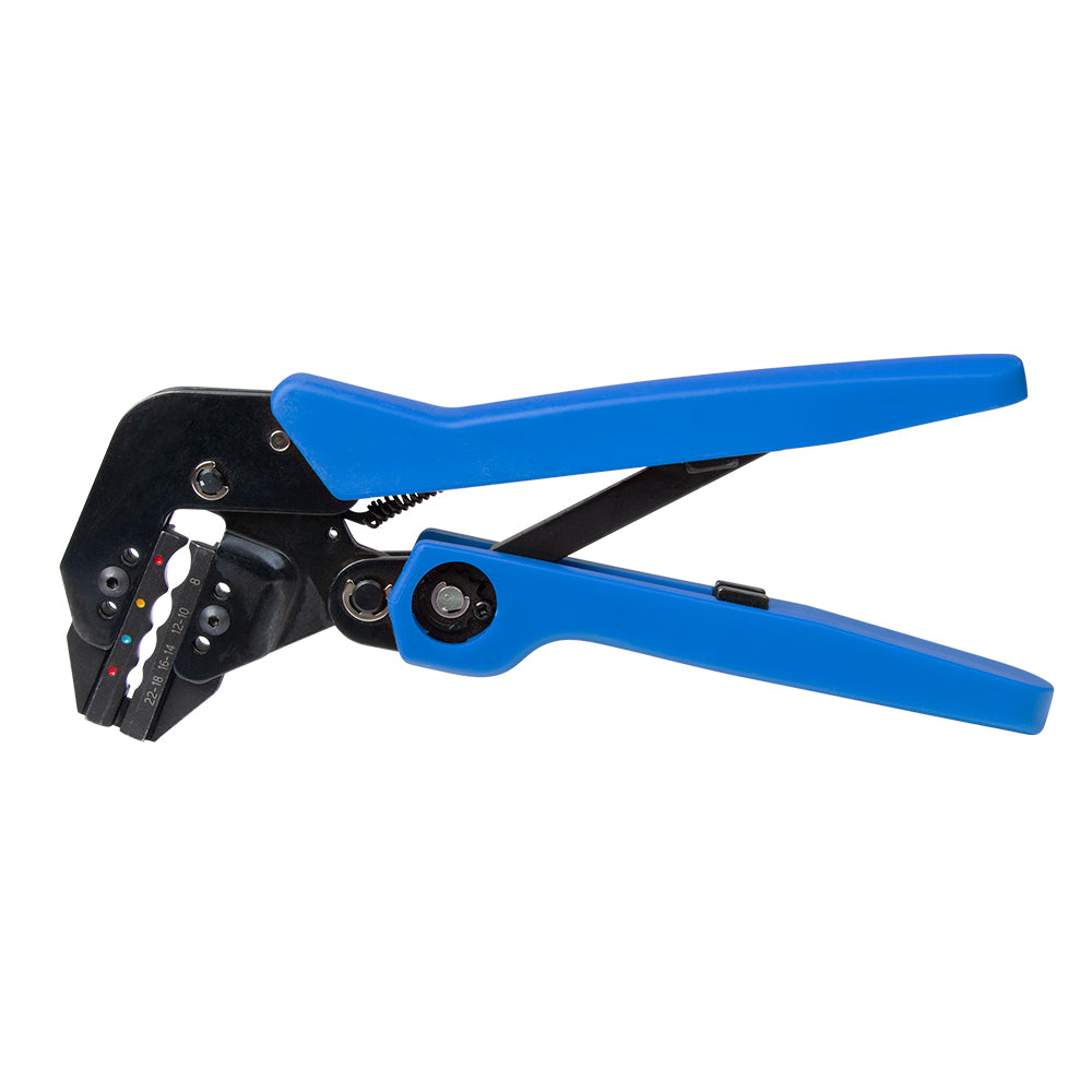Ancor Angled 22 to 8 AWG Single Crimp Ratcheting Crimper - Deckhand Marine Supply