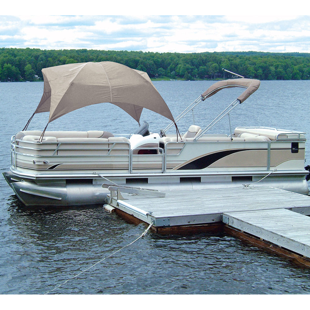 Taylor Made Pontoon Gazebo - Sand - Deckhand Marine Supply