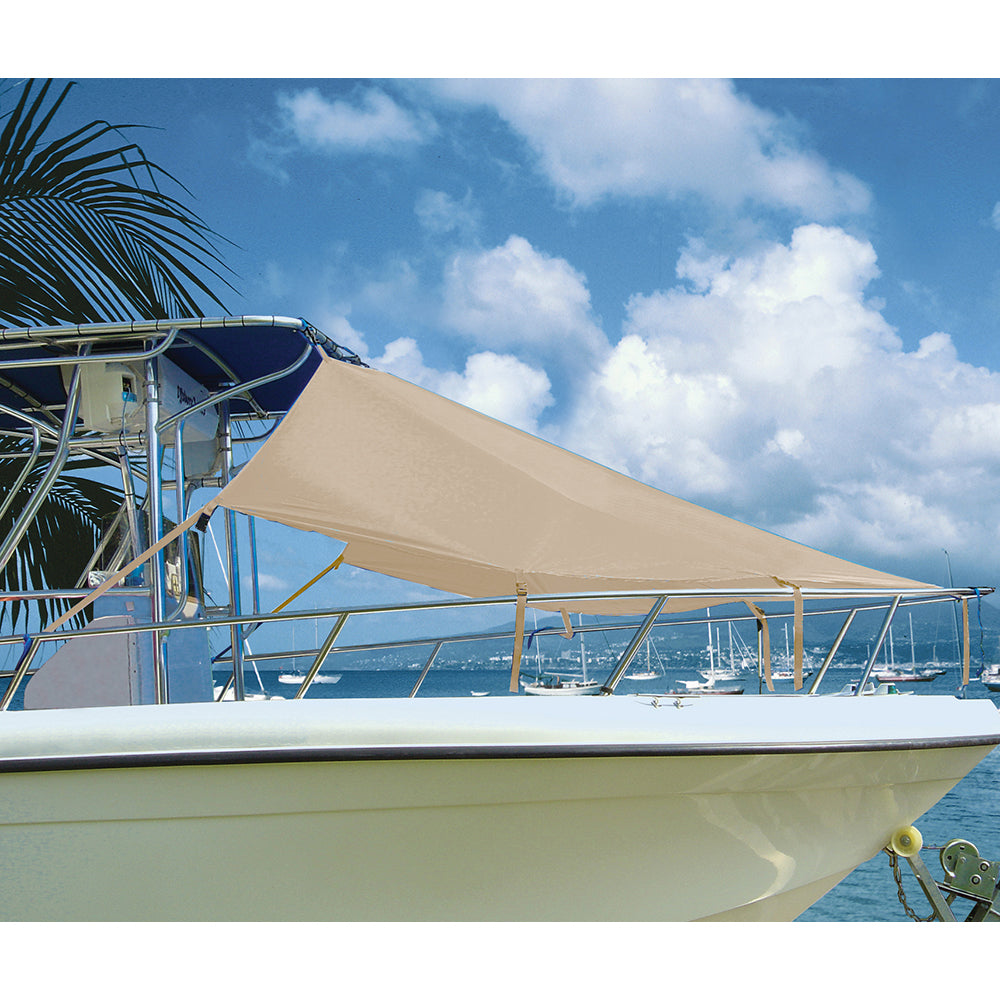 Taylor Made T-Top Bow Shade 6L x 90"W - Sand - Deckhand Marine Supply
