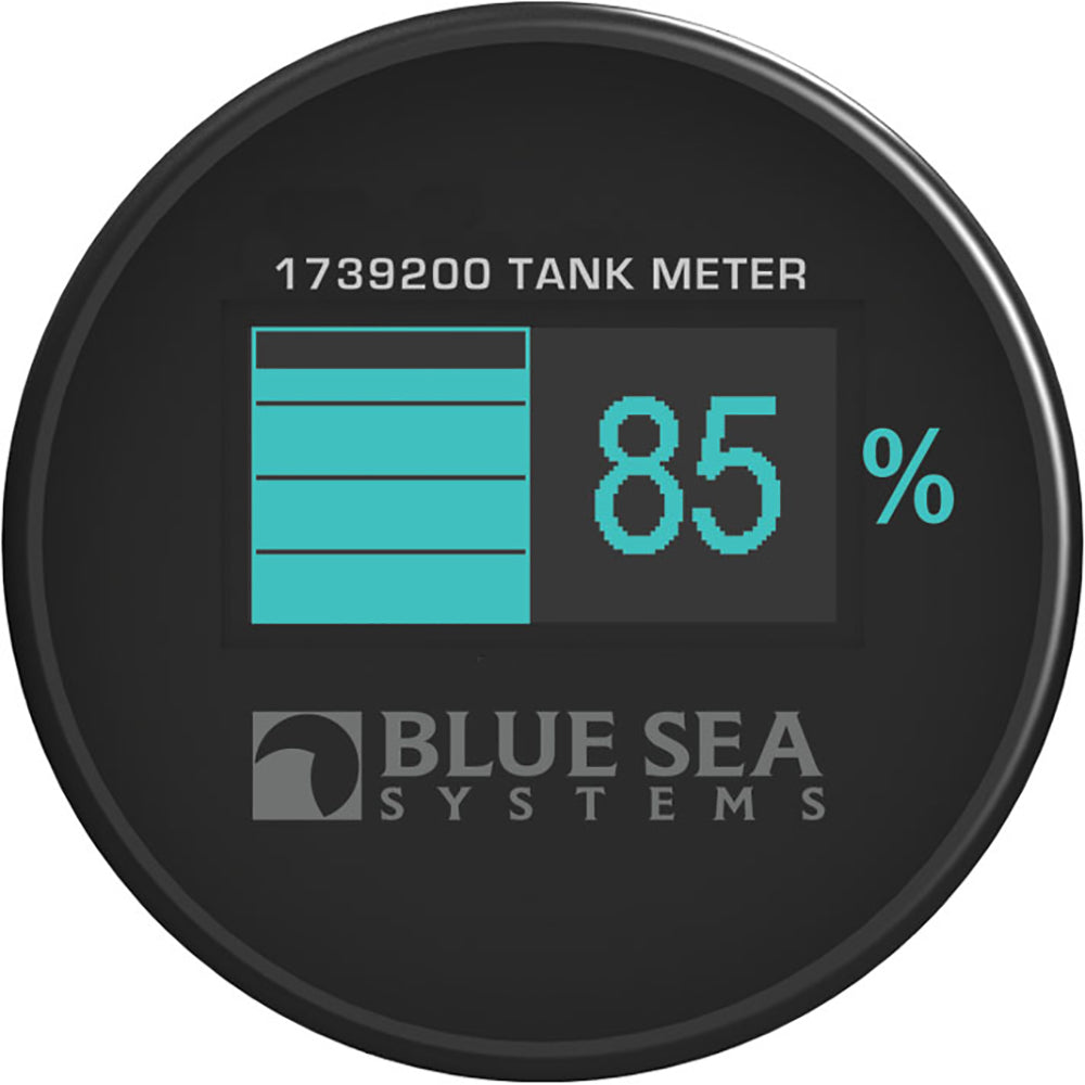 Blue Sea 1739200 Mini OLED Tank Meter - Blue - Deckhand Marine Supply