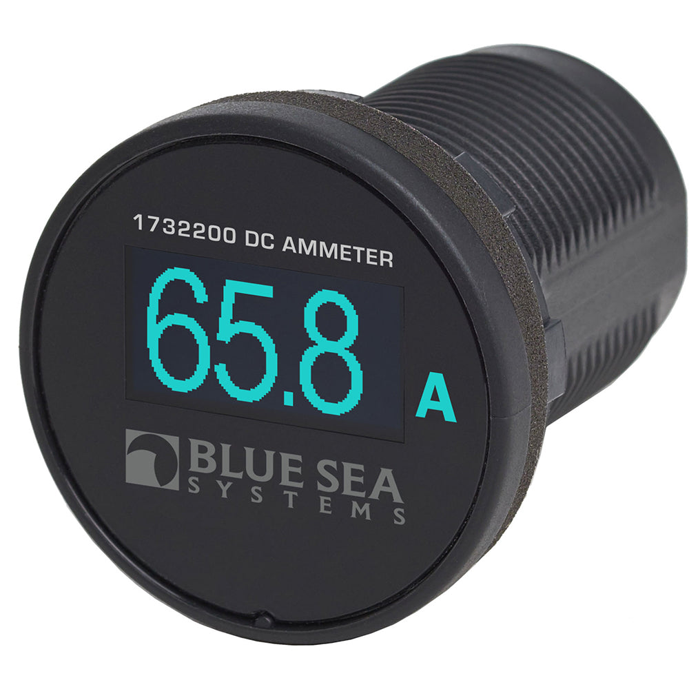 Blue Sea 1732200 Mini OLED Ammeter - Blue - Deckhand Marine Supply