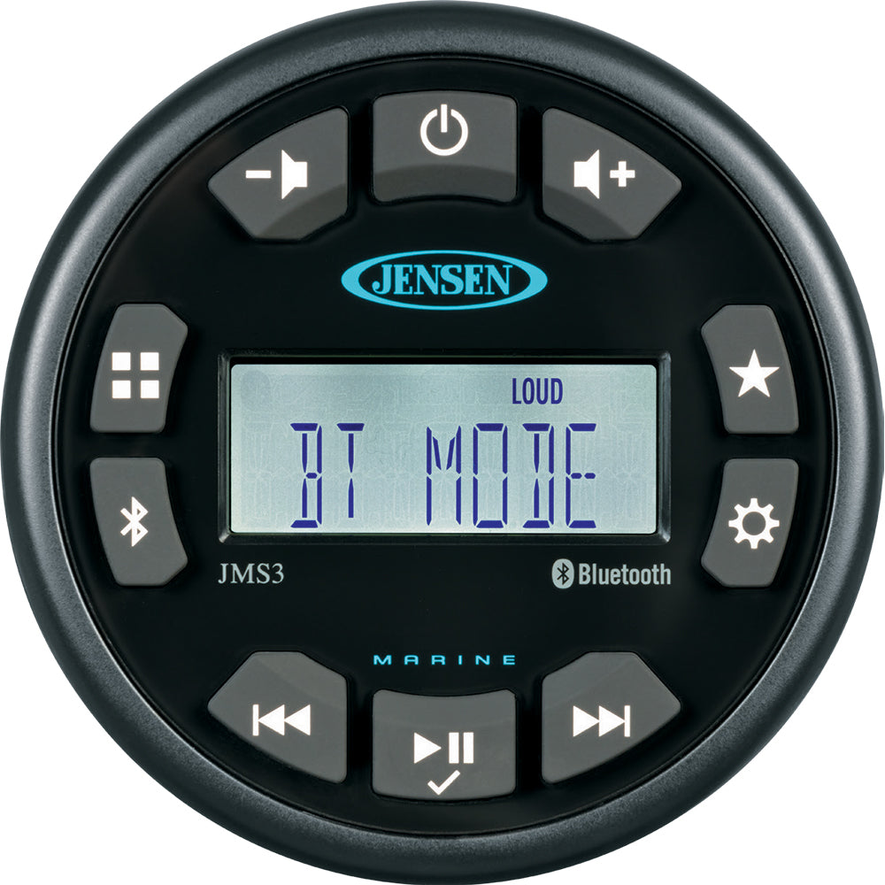 JENSEN JMS3RTL Stereo w/AM/FM/BT - Single Zone - Deckhand Marine Supply