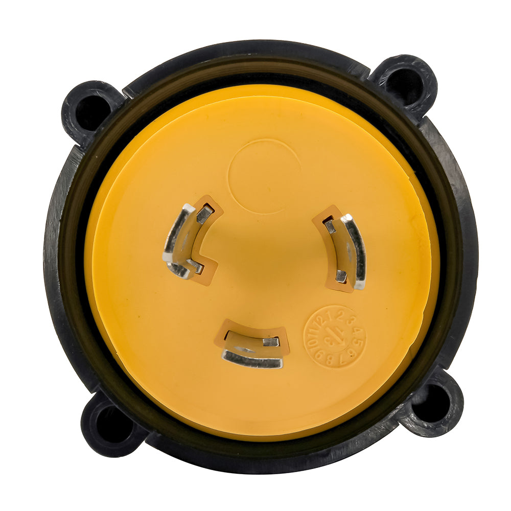 Camco 30AM/15AF Power Grip Marine 12" Dogbone - M-Locking/90F Adapter - Deckhand Marine Supply