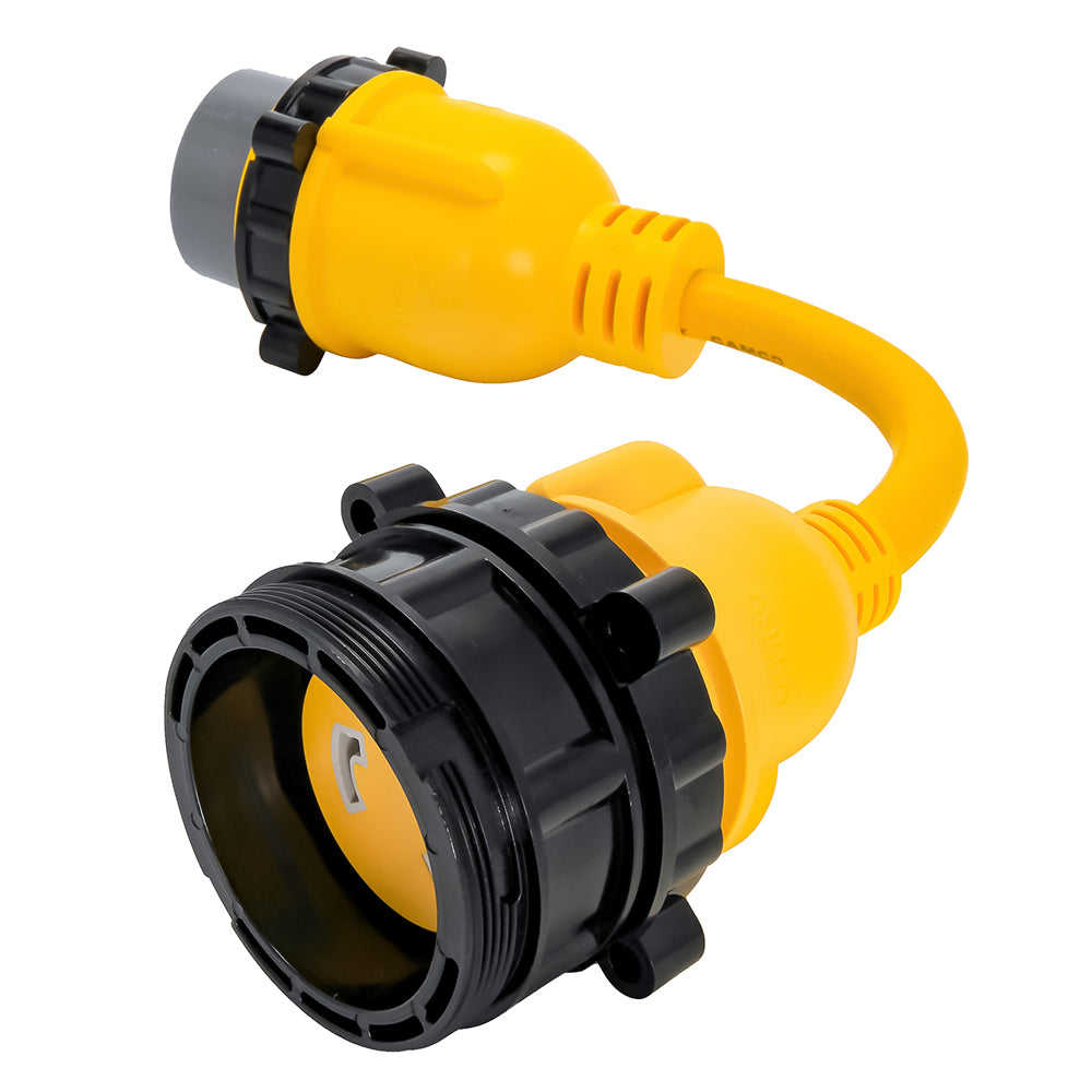 Camco 50AM/30AF Power Grip Marine 12" Locking Adapter - M-Lock/F-Locking Adapter - Deckhand Marine Supply