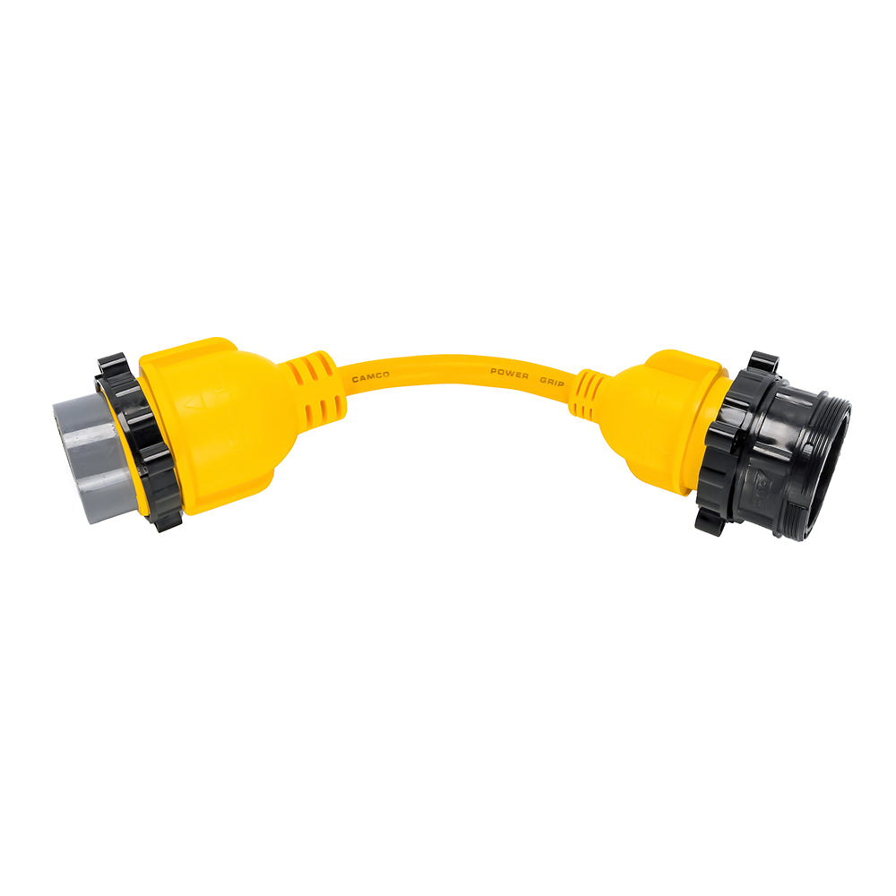 Camco 50AM/30AF Power Grip Marine 12" Locking Adapter - M-Lock/F-Locking Adapter - Deckhand Marine Supply