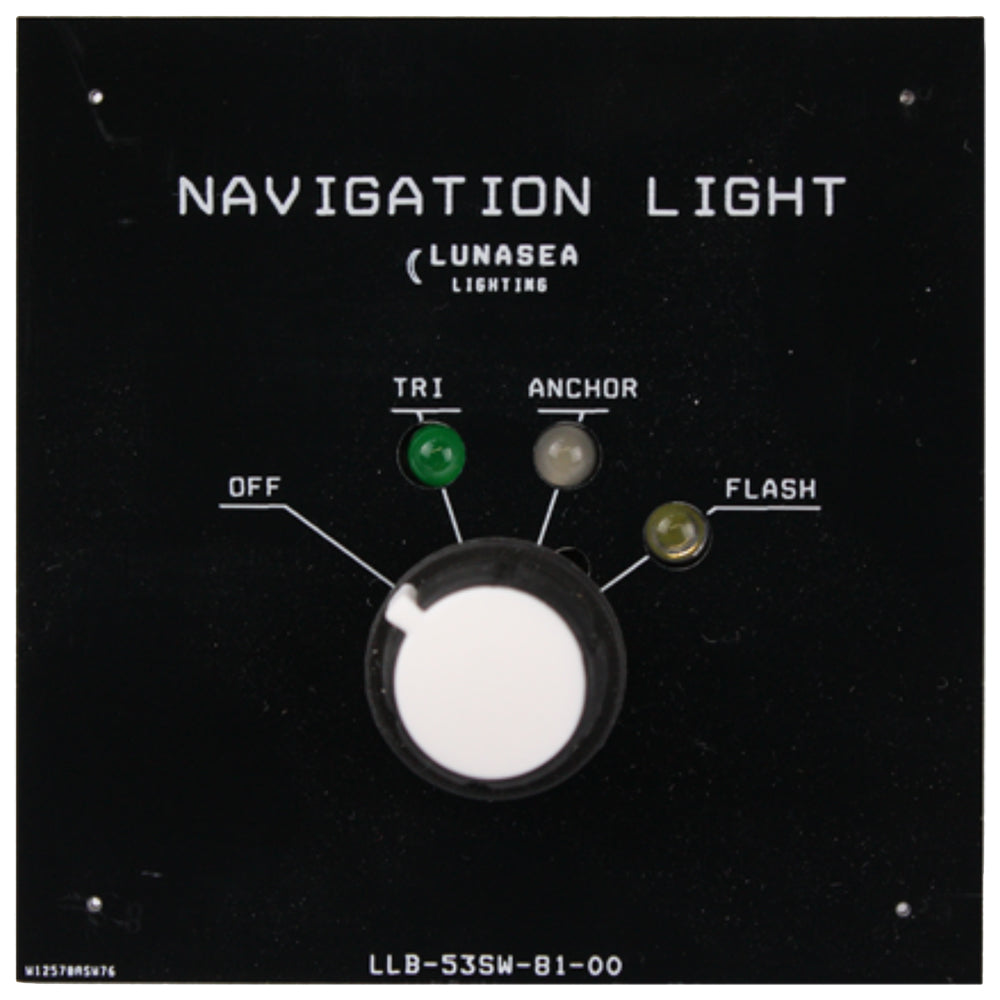 Lunasea Tri/Anchor/Flash Fixture Switch - Deckhand Marine Supply