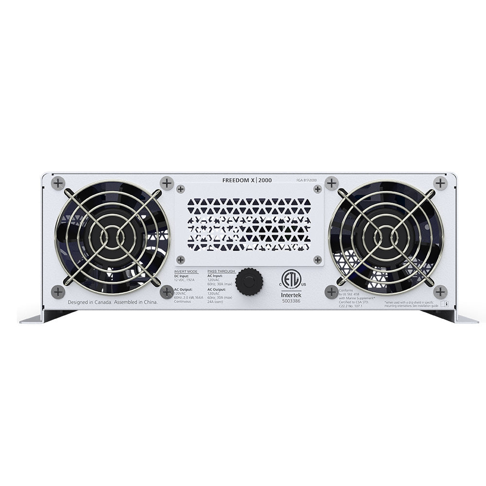 Xantrex Freedom X 2000 True Sine Wave Power Inverter - 24VDC - 120VAC - 2000W - Deckhand Marine Supply