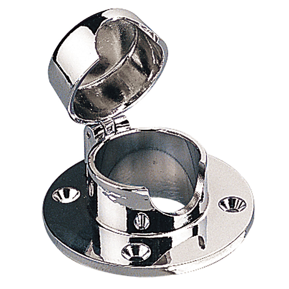 Sea-Dog Chrome Brass Hinged Chain Deck Pipe - Deckhand Marine Supply