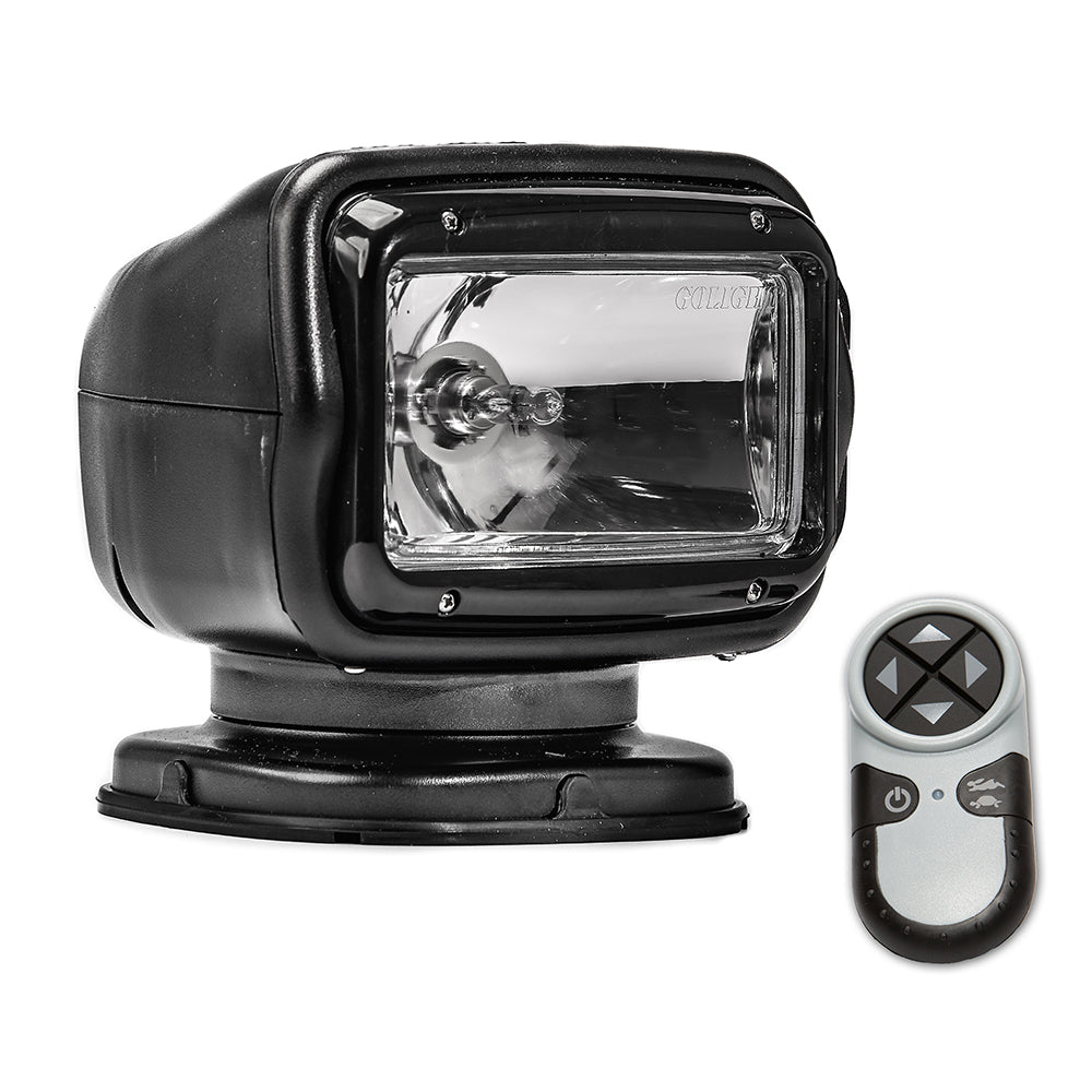 Golight Radioray GT Series Permanent Mount - Black Halogen - Wireless Handheld Remote - Deckhand Marine Supply