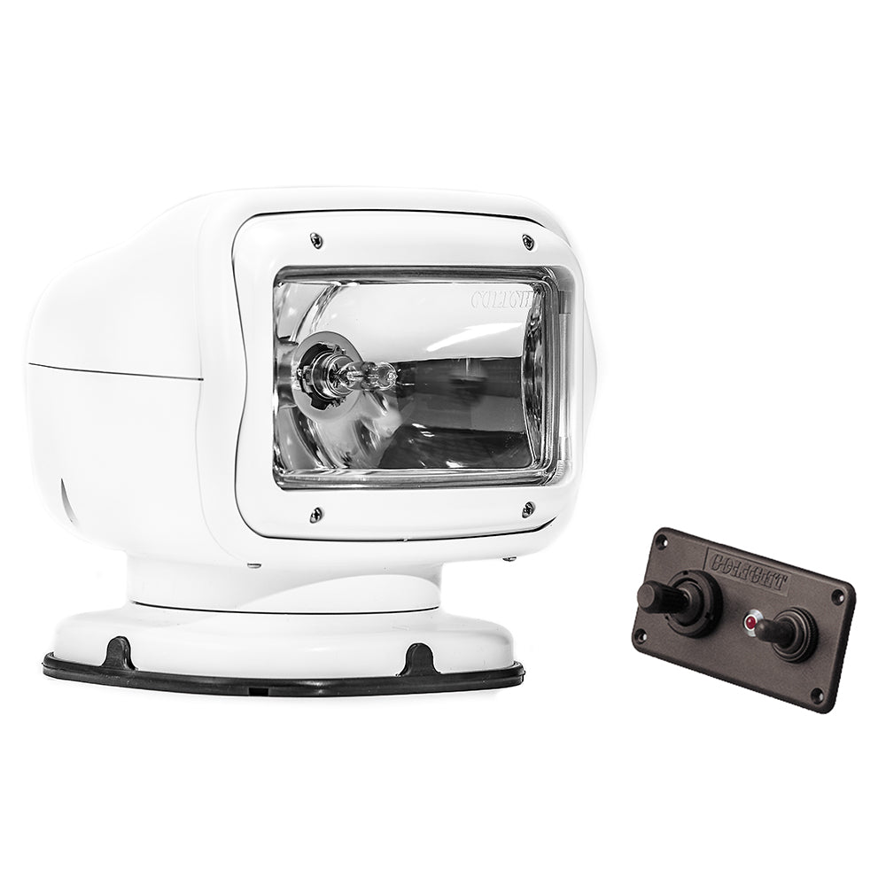 Golight Radioray GT Series Permanent Mount - White Halogen - Hard Wired Dash Mount Remote - Deckhand Marine Supply
