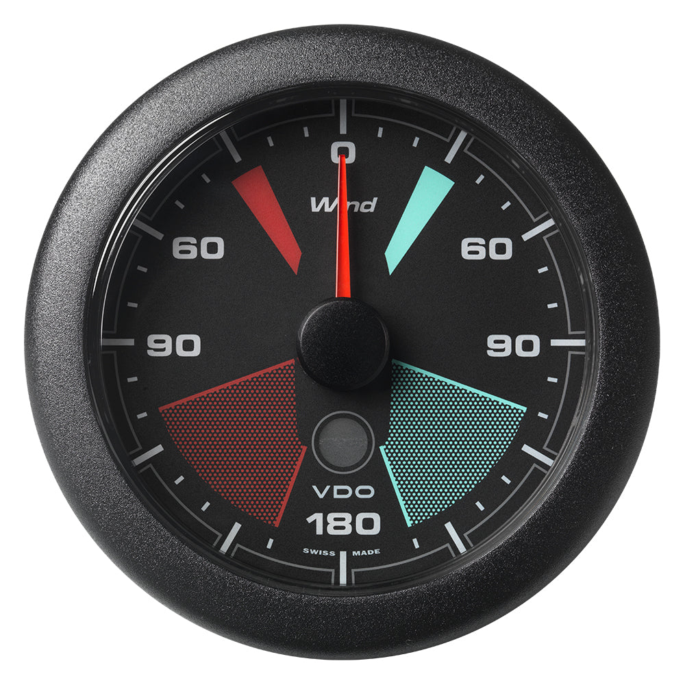 Veratron 3-3/8" (85MM) OceanLink Apparent/True Wind Angle Gauge - Black Dial  Bezel - Deckhand Marine Supply