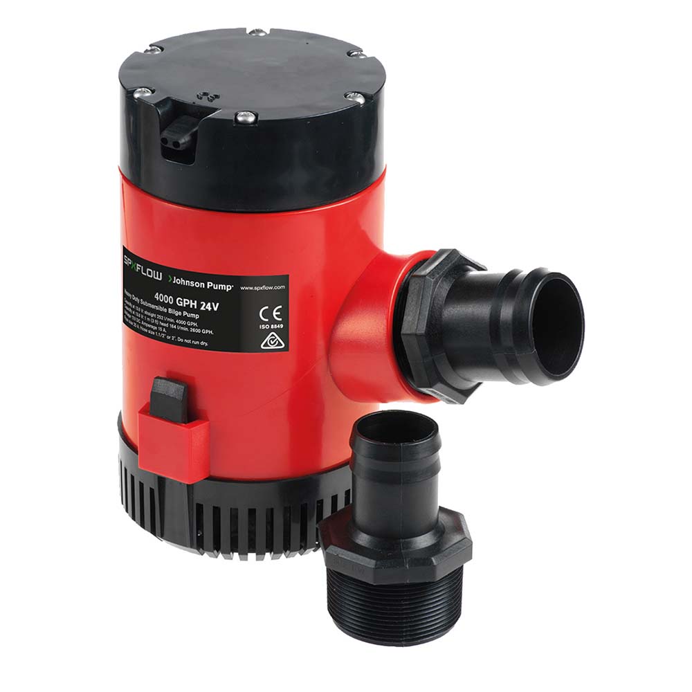 Johnson Pump Heavy Duty Bilge Pump 4000 GPH - 24V - Deckhand Marine Supply