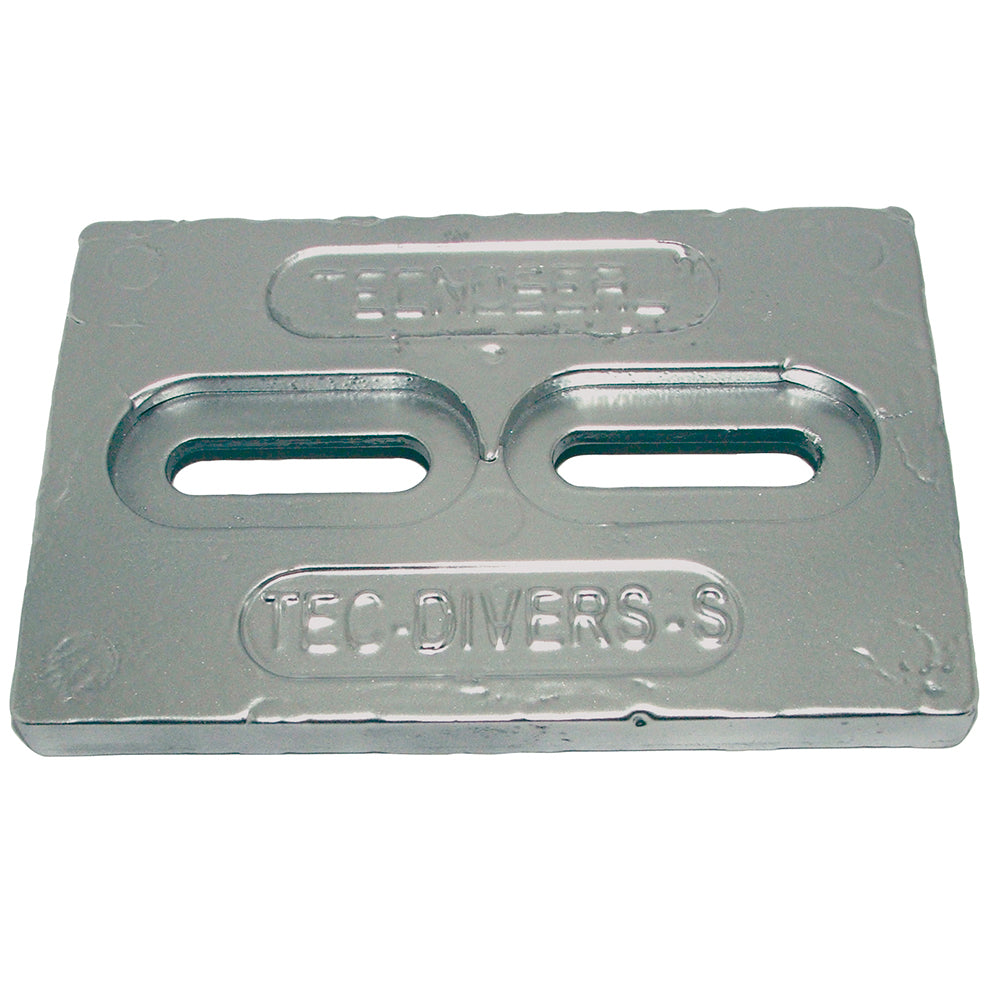 Tecnoseal Mini Zinc Plate Anode 6" x 4" x 1/2" - Deckhand Marine Supply