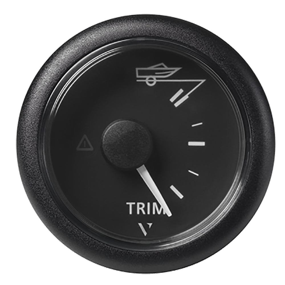 Veratron 52MM (2-1/16") ViewLine Trim Indicator Gauge Up/Down - Black Dial  Round Bezel - Deckhand Marine Supply