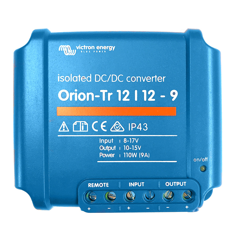 Victron Orion-TR DC-DC Converter - 12 VDC to 12 VDC - 9AMP Isolated - Deckhand Marine Supply