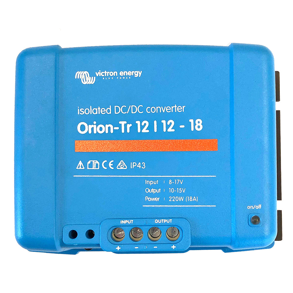 Victron Orion-TR DC-DC Converter - 12 VDC to 12 VDC - 18AMP Isolated - Deckhand Marine Supply