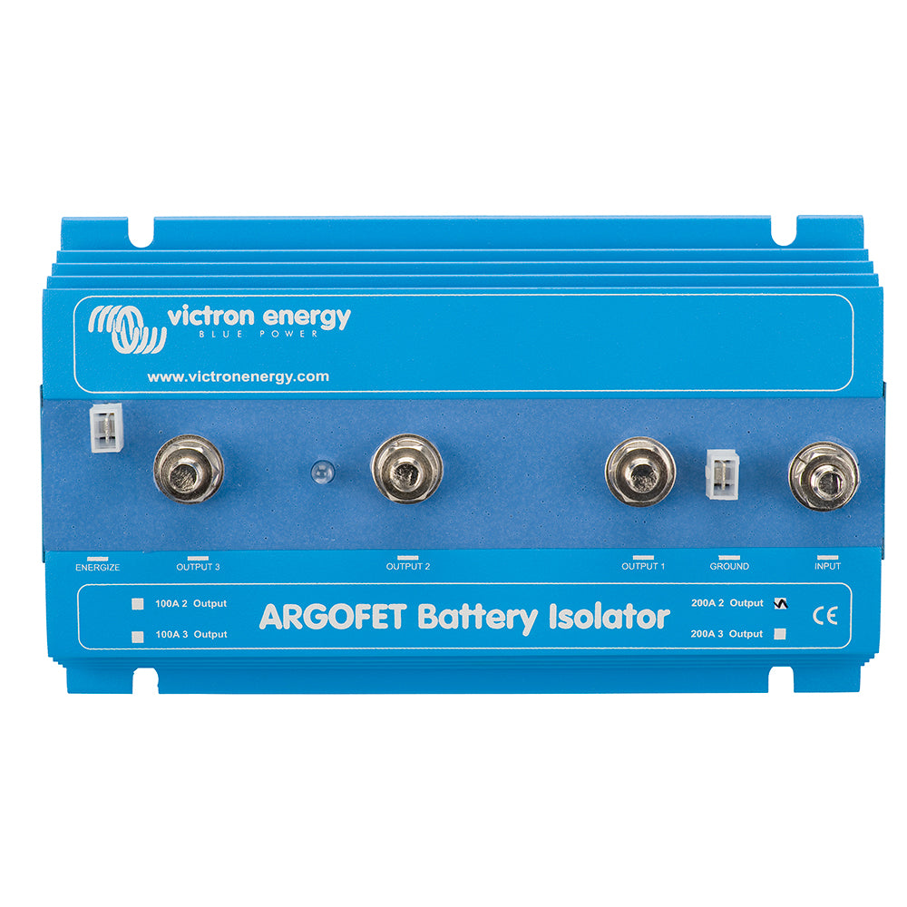 Victron ArgoFET 200-2 Battery Isolator - 200AMP - 1 Alternator, 2 Batteries - Deckhand Marine Supply