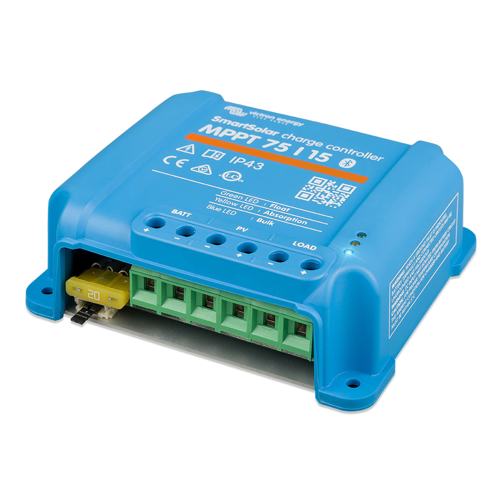 Victron SmartSolar MPPT Solar Charge Controller - 75V - 15Amp - UL Approved - Deckhand Marine Supply