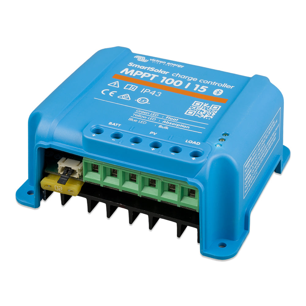 Victron SmartSolar MPPT Charge Controller - 100V - 15AMP - UL Approved - Deckhand Marine Supply