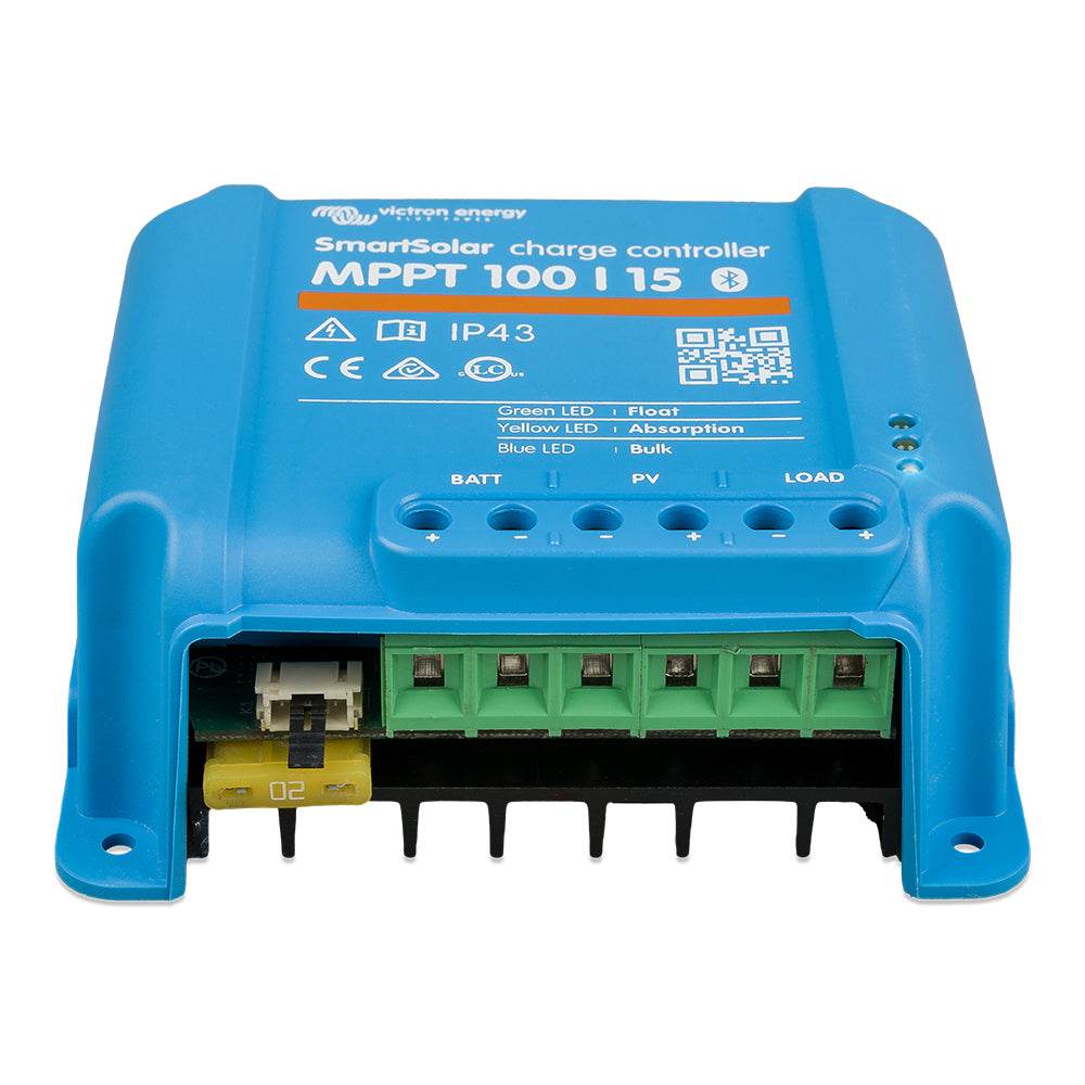 Victron SmartSolar MPPT Charge Controller - 100V - 15AMP - UL Approved - Deckhand Marine Supply