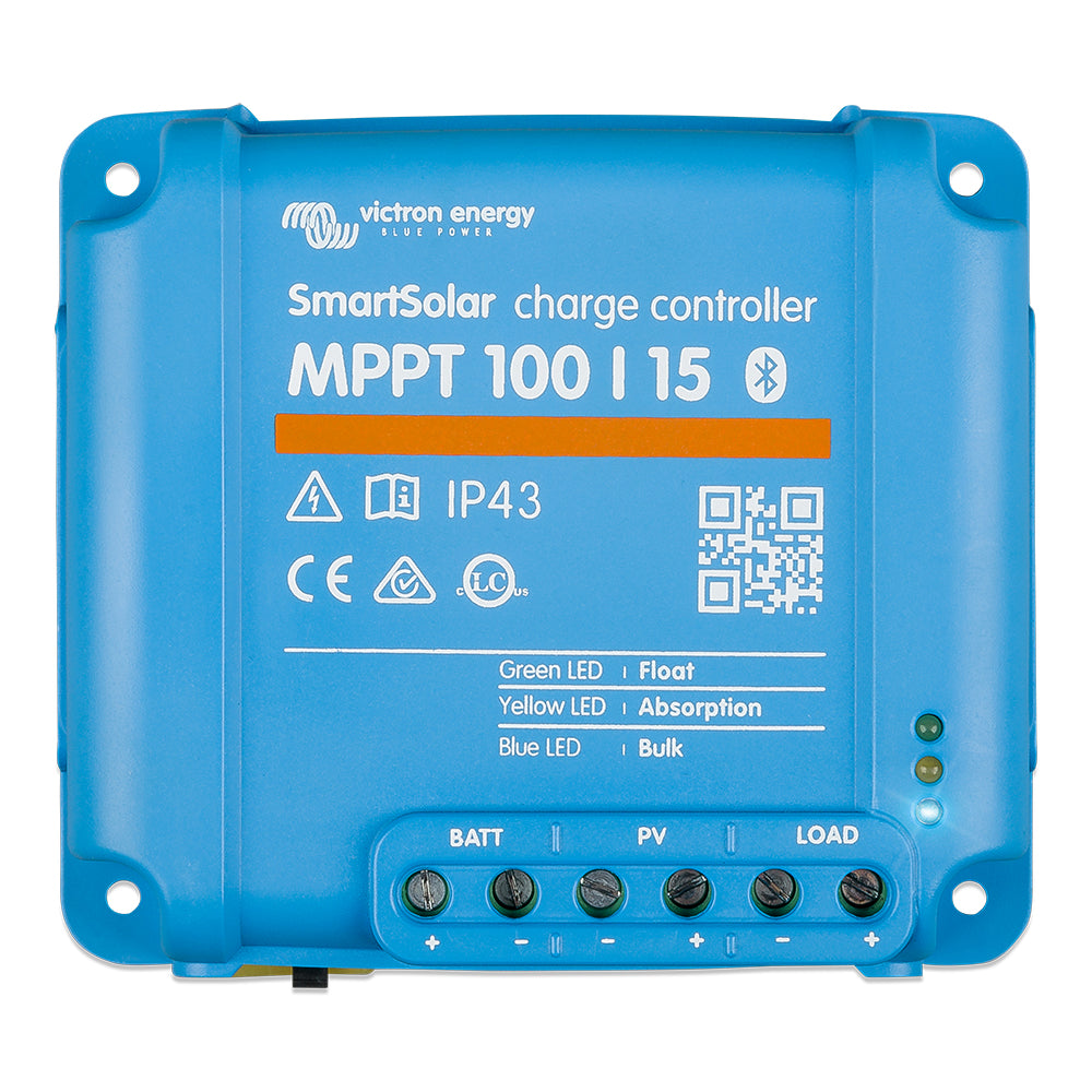 Victron SmartSolar MPPT Charge Controller - 100V - 15AMP - UL Approved - Deckhand Marine Supply