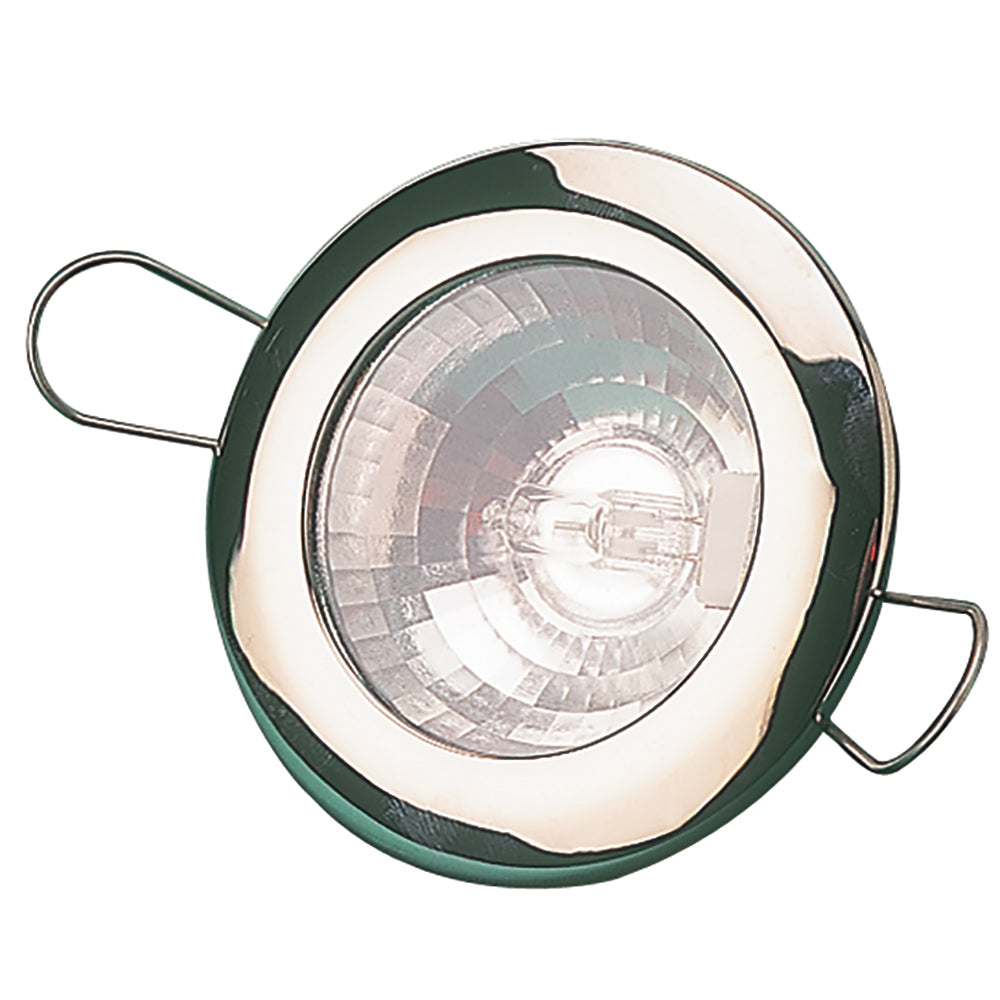 Sea-Dog LED Overhead Light 2-7/16" - Brushed Finish - 60 Lumens - Clear Lens - Stamped 304 Stainless Steel - Deckhand Marine Supply