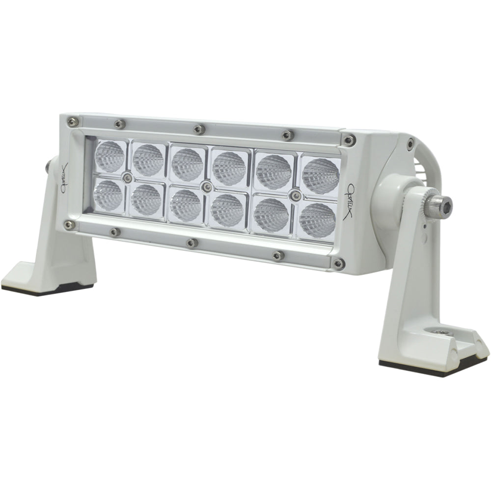 Hella Marine Value Fit Sport Series 12 LED Flood Light Bar - 8" - White - Deckhand Marine Supply
