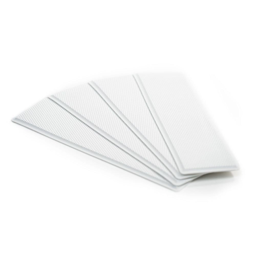 SeaDek Embossed 4-Piece Step Kit - White - Deckhand Marine Supply