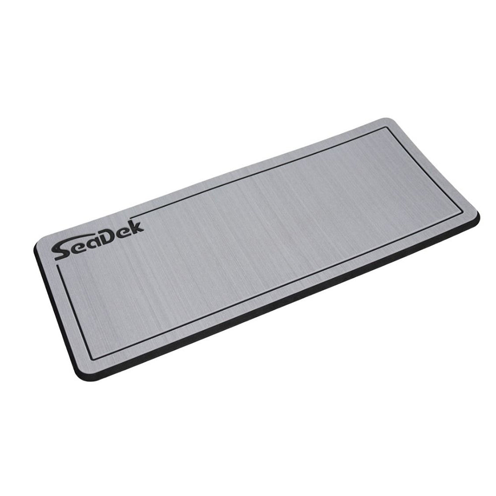 SeaDek Large Helm Pad - Storm Grey/Black w/SeaDek Logo - Deckhand Marine Supply