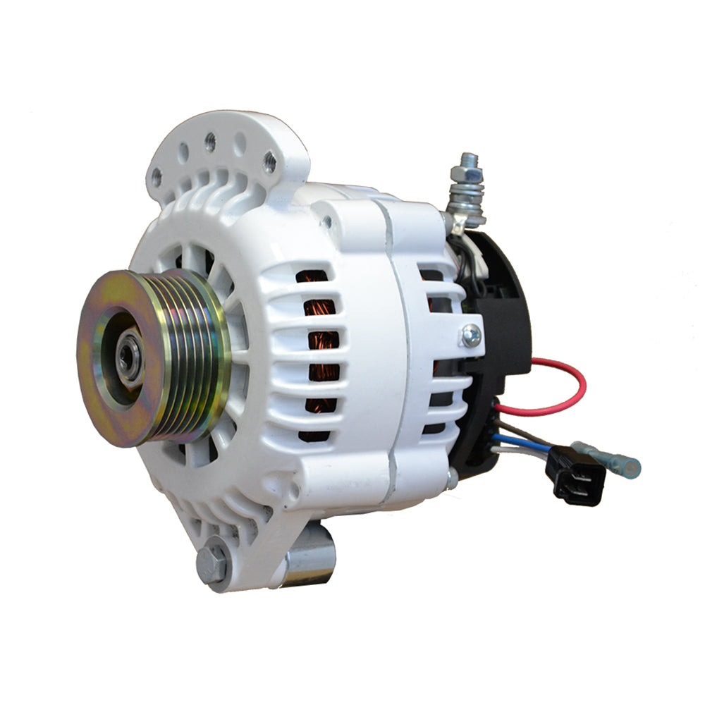 Balmar Alternator 120 Amp 12V 1-2" Single Foot Single K6 Pulley w/Isolated Grounding - Deckhand Marine Supply