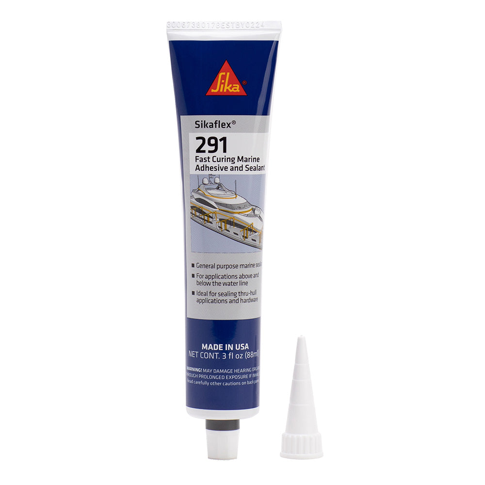 Sika Sikaflex 291 Fast Cure - Black - 3oz Tube - Deckhand Marine Supply