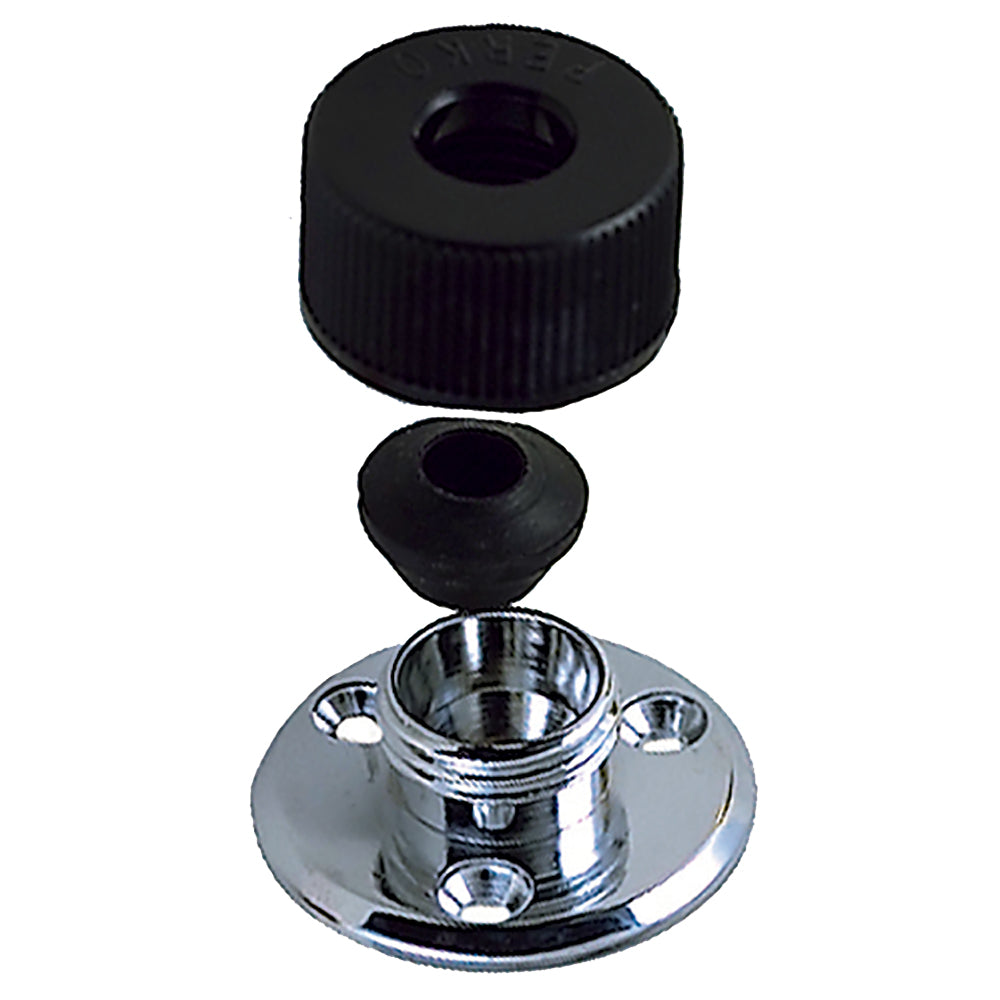 Perko Watertight Cable Outlet f/5/16" Cable Chrome Plated Brass - Deckhand Marine Supply