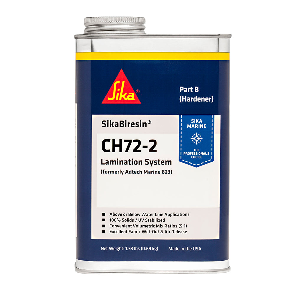 Sika SikaBiresin CH72-2 Medium Cure - Pale Amber - Quart - Deckhand Marine Supply