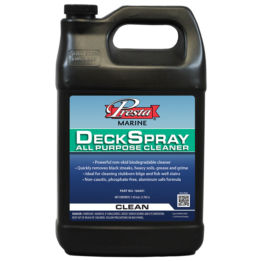 Presta Deck Spray All Purpose Cleaner - 1 Gallon - Deckhand Marine Supply