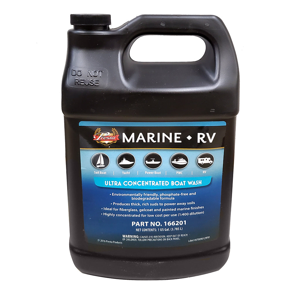Presta Ultra Concentrated Boat Wash - 1 Gallon - Deckhand Marine Supply