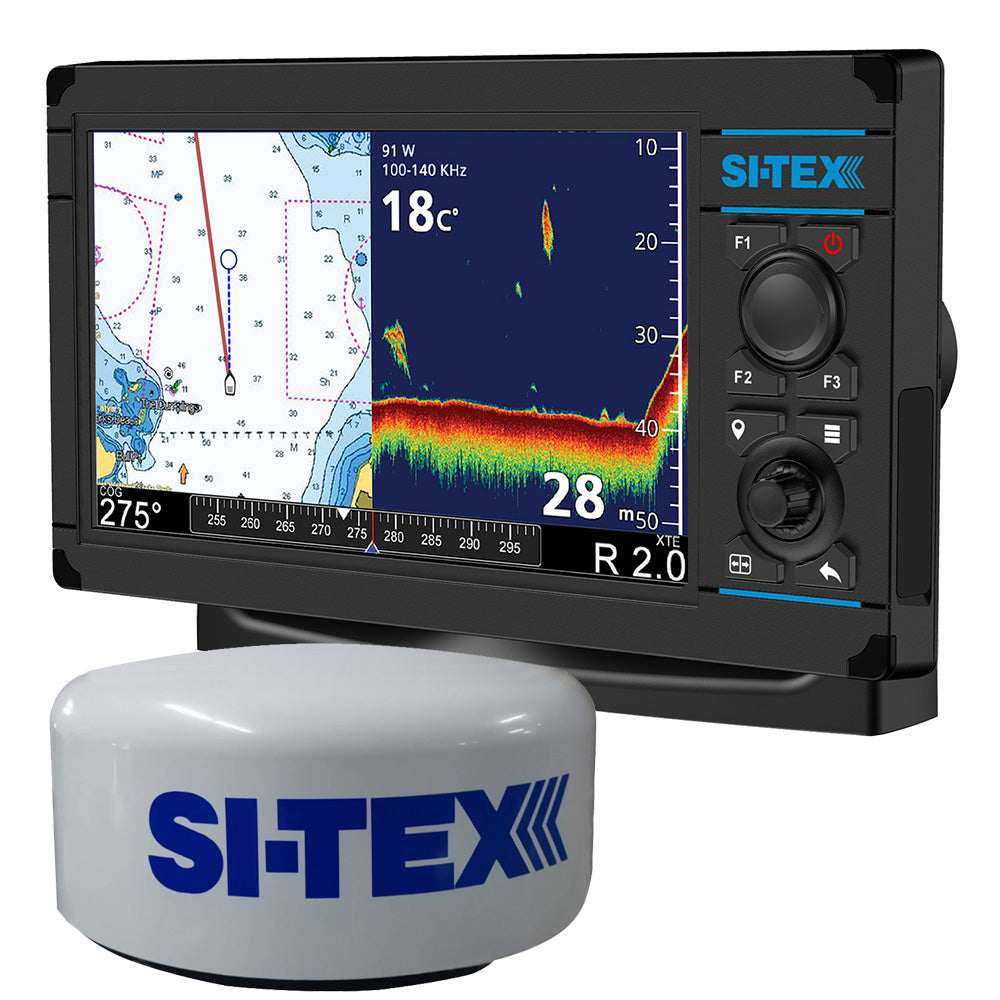 SI-TEX NavPro 900 w/MDS-15 WiFi 20" Hi-Res Digital Radome Radar w/15M Cable - Deckhand Marine Supply