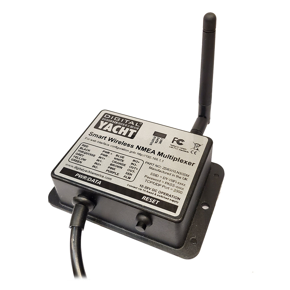 Digital Yacht WLN30 Smart Wireless NMEA Multiplexer - Deckhand Marine Supply