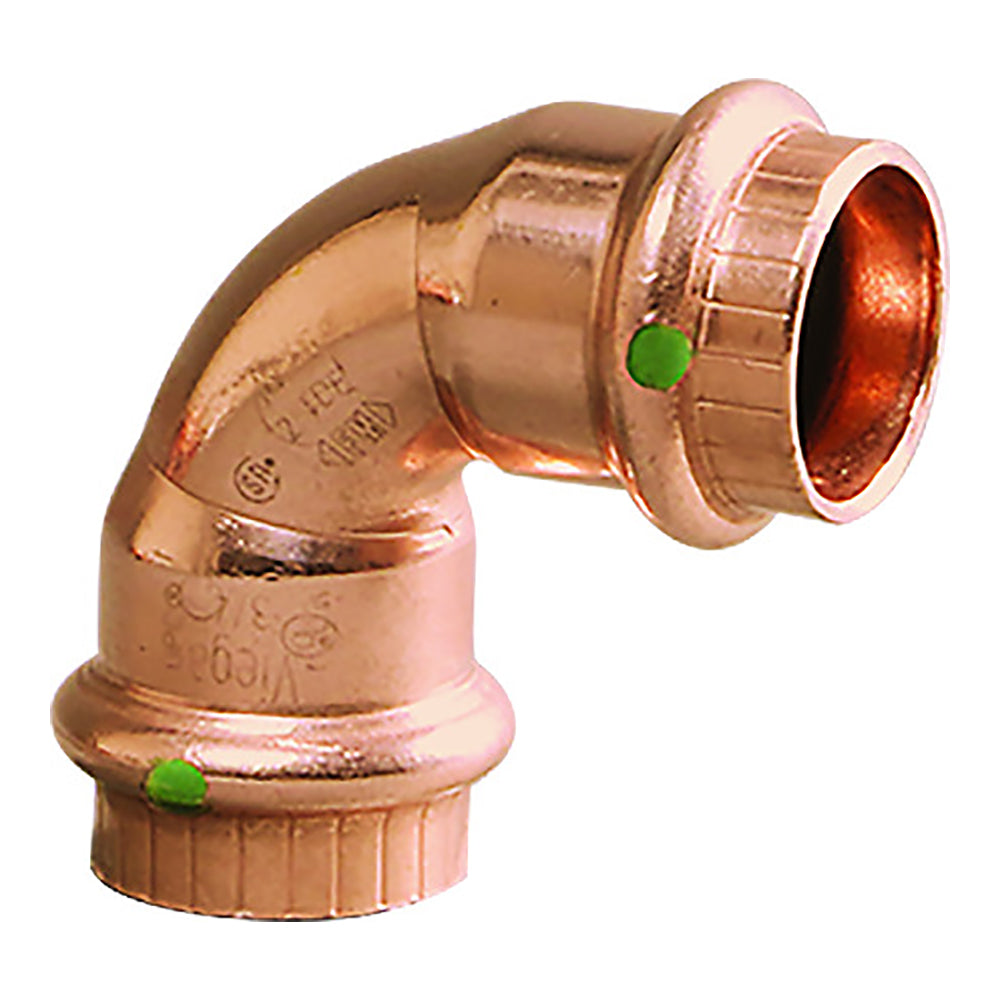 Viego ProPress 3/4" - 90 Copper Elbow - Double Press Connection - Smart Connect Technology - Deckhand Marine Supply