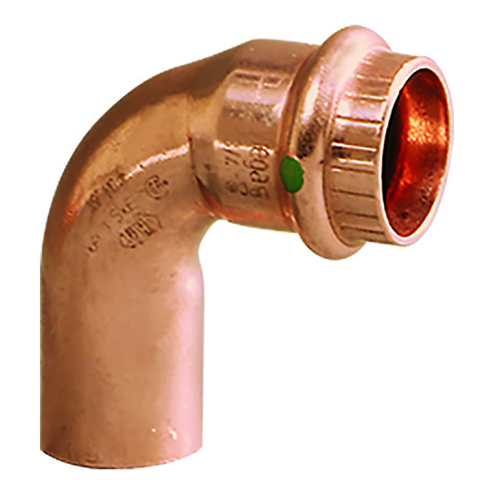 Viega Propress 1/2" - 90 Copper Elbow - Street/Press Connection - Smart Connect Technology - Deckhand Marine Supply