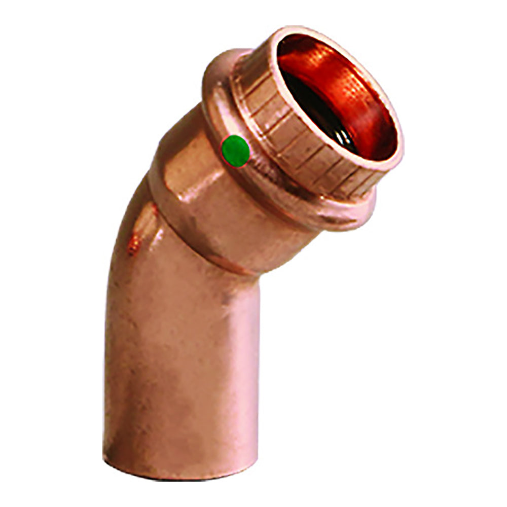 Viega ProPress 1/2" - 45 Copper Elbow - Street/Press Connection - Deckhand Marine Supply
